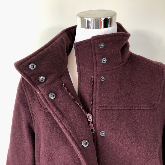 L.L. Bean Wool Oxblood Stable Coat - Picture 7 of 8